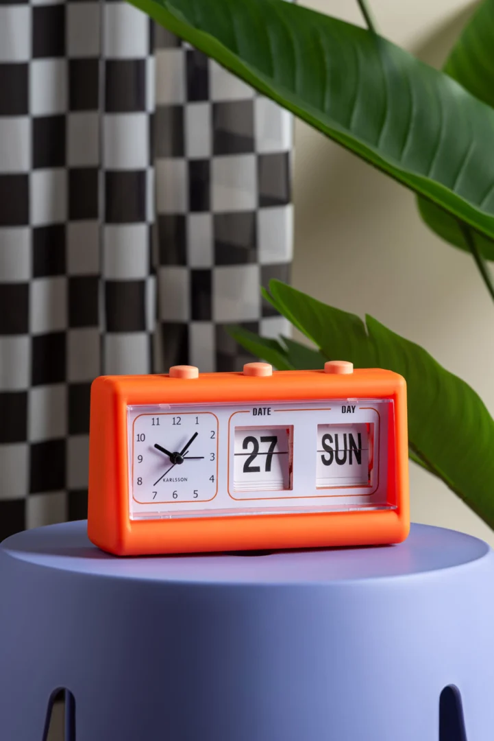 Wekker Jeerdora Helder Oranje - Afbeelding 4