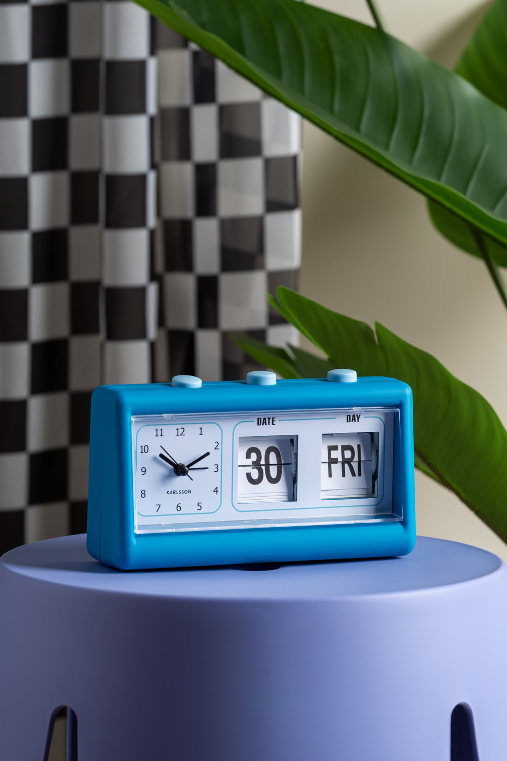 Wekker Loorio Helder Blauw - Afbeelding 4