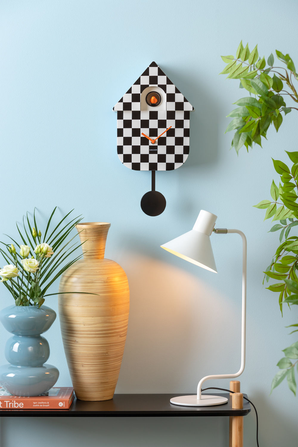 Wandklok Fleides Zwart - Afbeelding 4