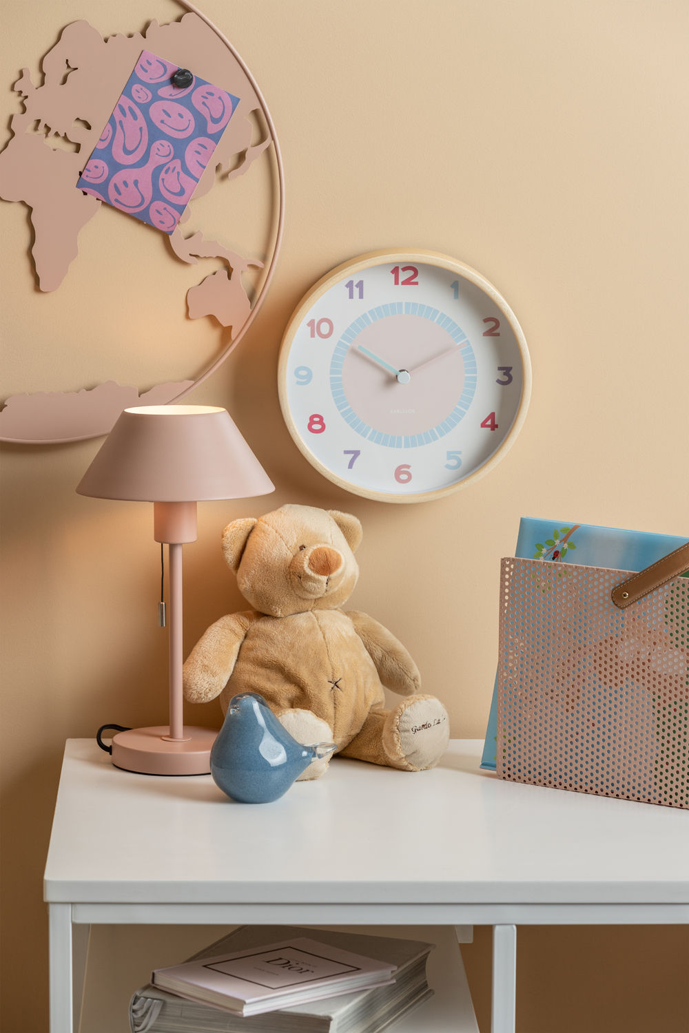 Wandklok Podena Meerkleurig - Afbeelding 4