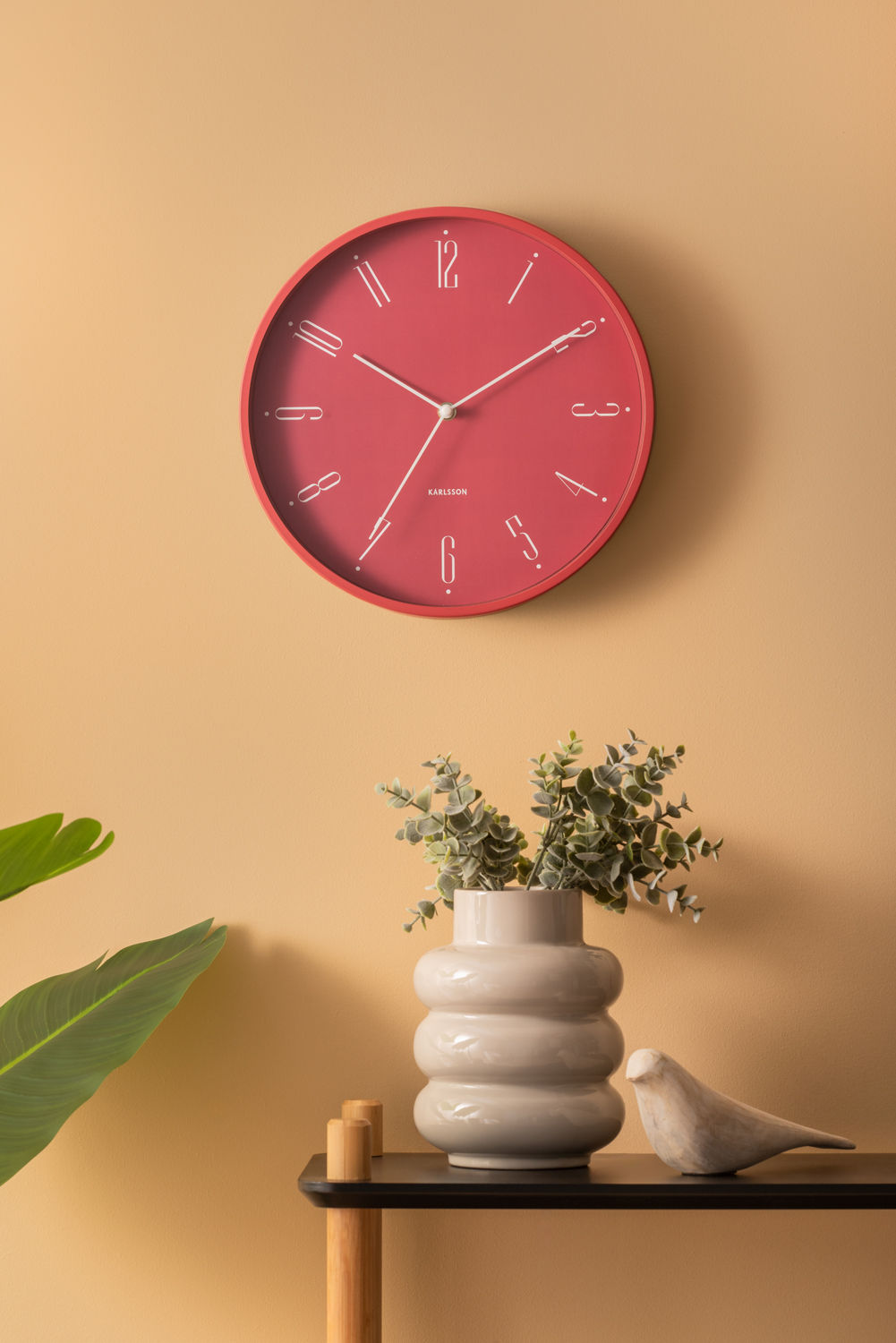 Wandklok Jennond Rood - Afbeelding 4