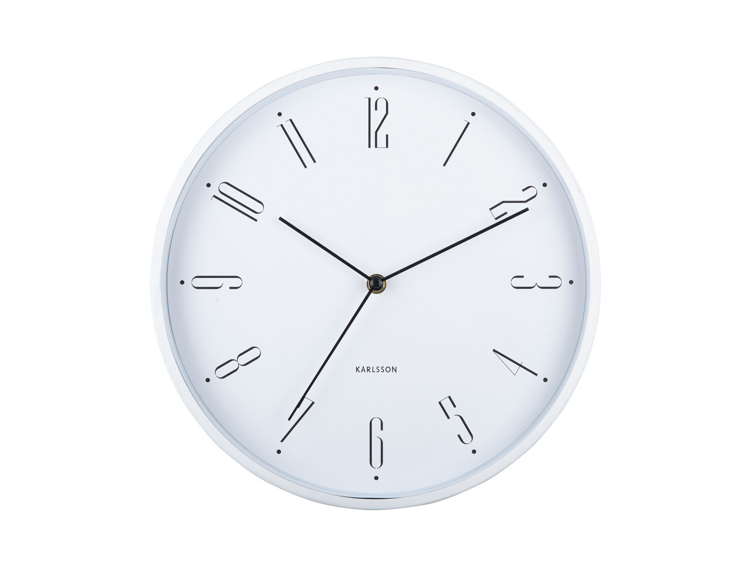 Wandklok Leens Wit - Afbeelding 2