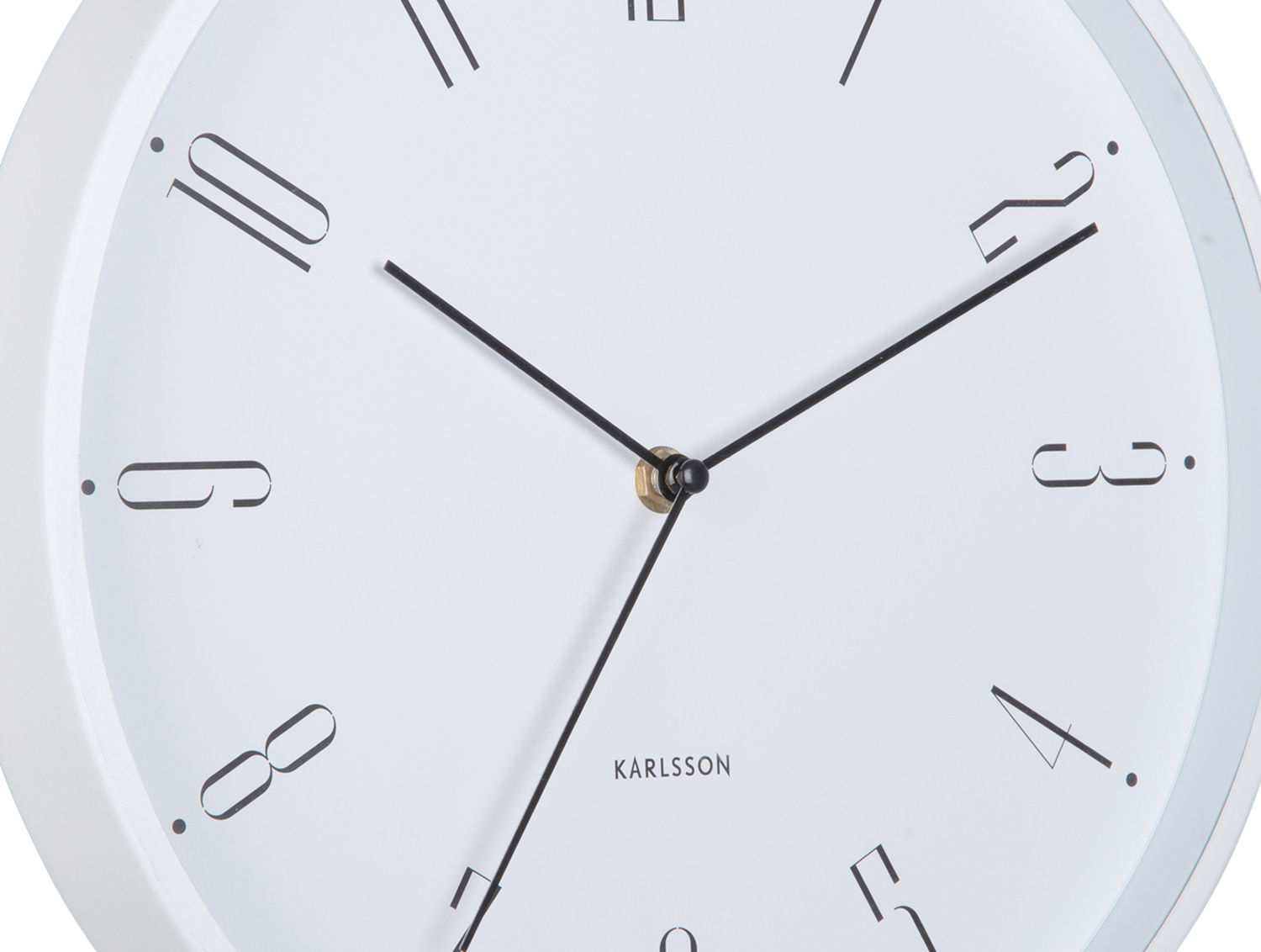 Wandklok Leens Wit - Afbeelding 3