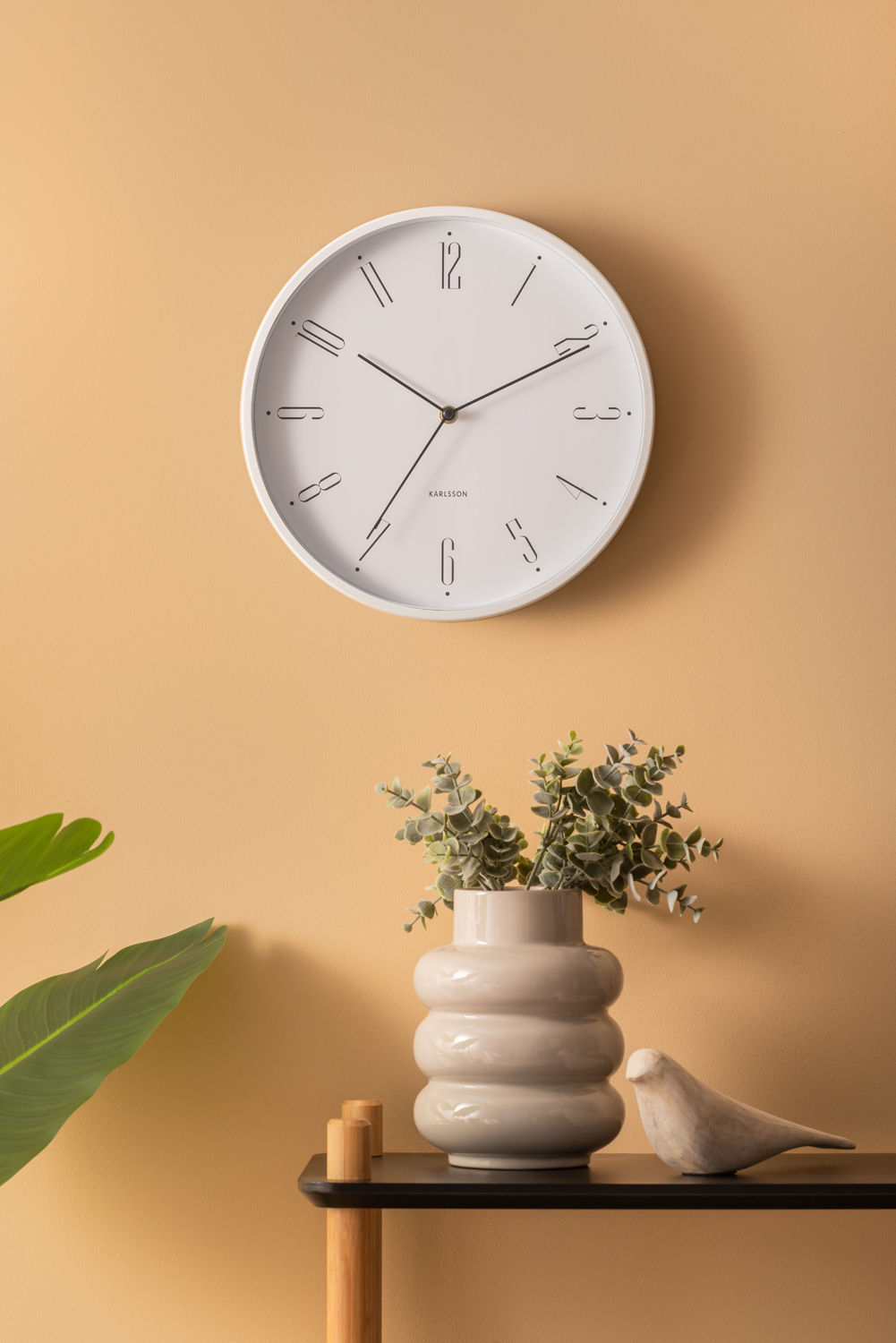 Wandklok Leens Wit - Afbeelding 4
