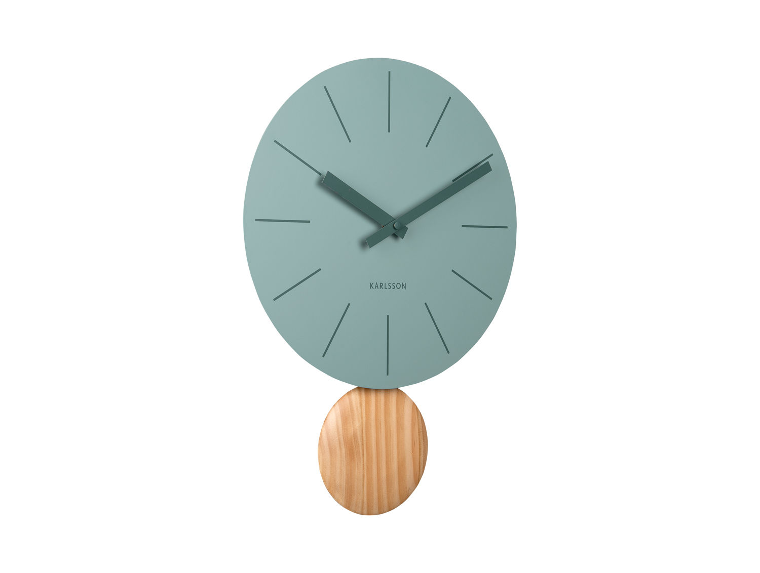 Wandklok Naurer Groen - Afbeelding 2
