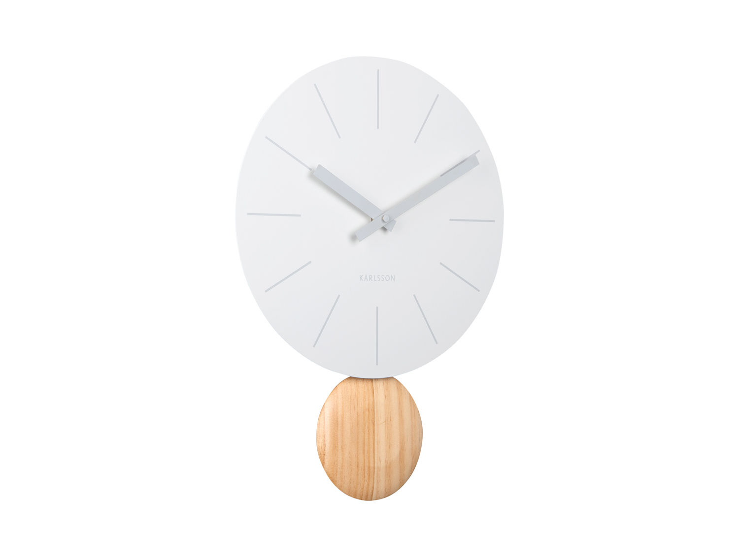 Wandklok Slaulik Wit - Afbeelding 2