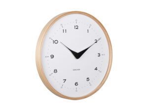 Wandklok Klammun Wit