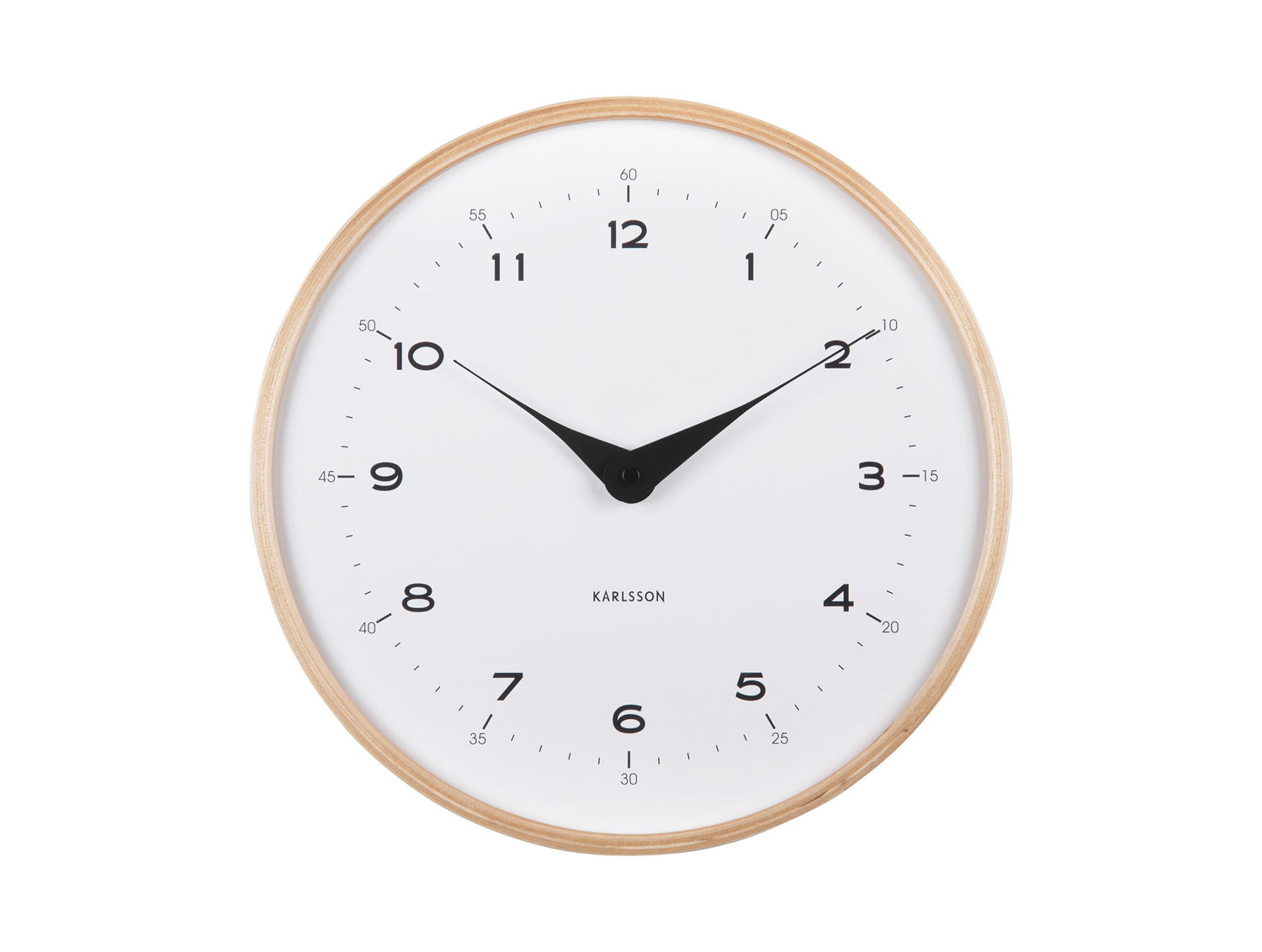 Wandklok Klammun Wit - Afbeelding 2