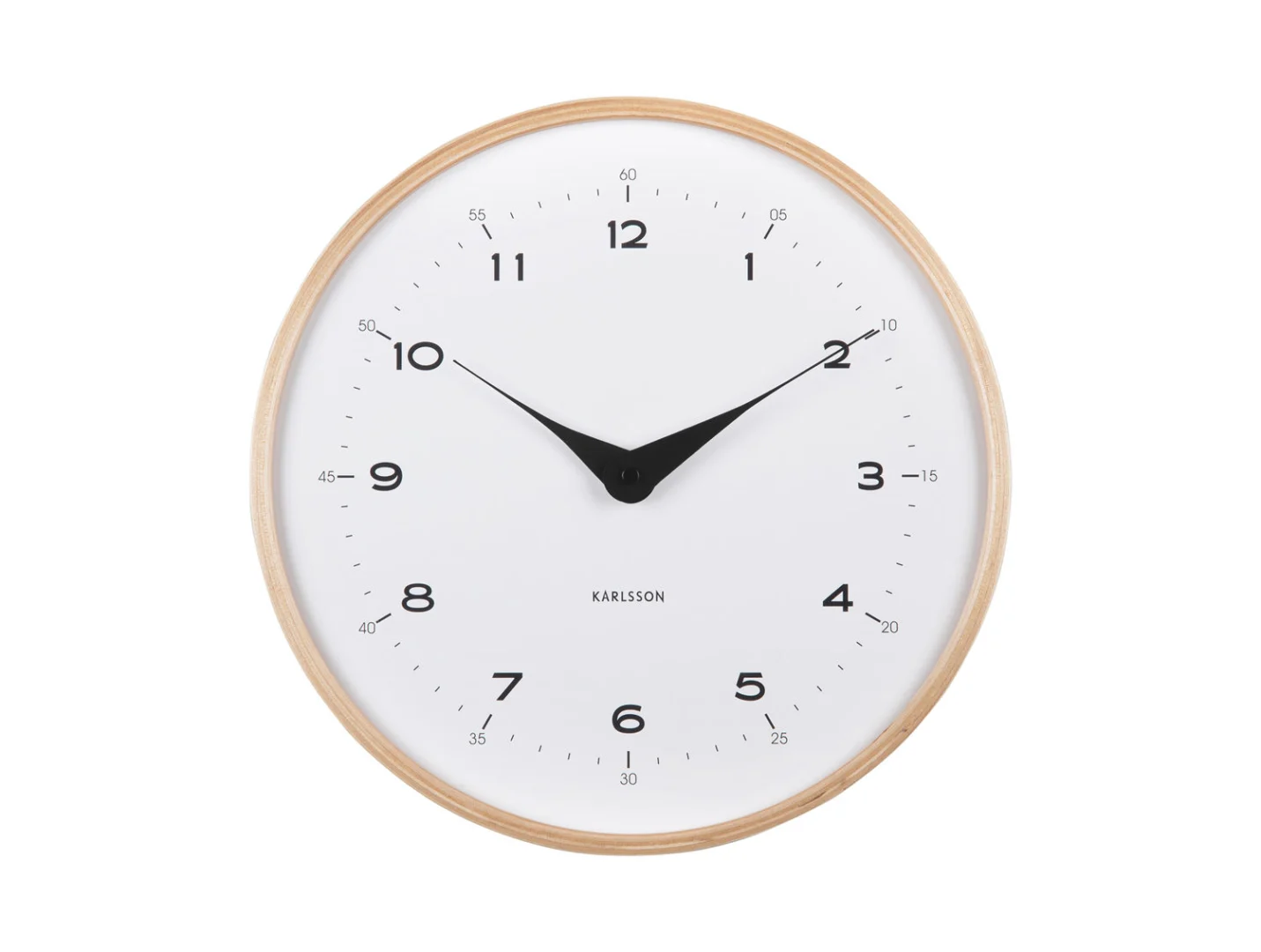 Wandklok Klammun Wit - Afbeelding 2