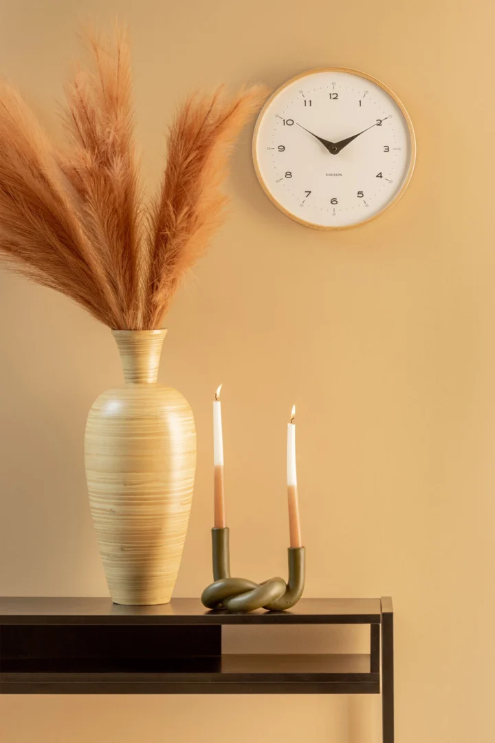 Wandklok Klammun Wit - Afbeelding 4