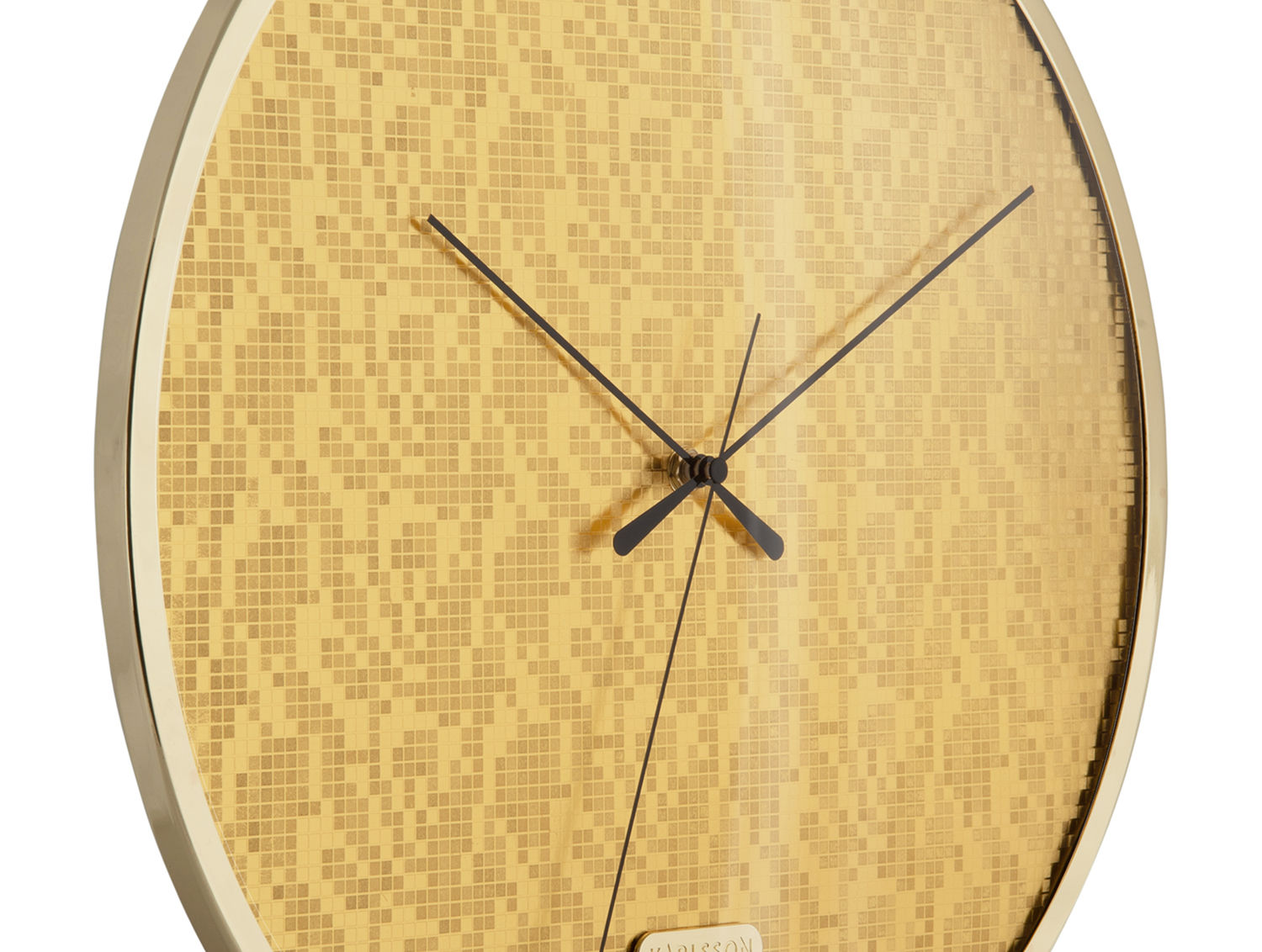 Wandklok Bissund Goud - Afbeelding 3