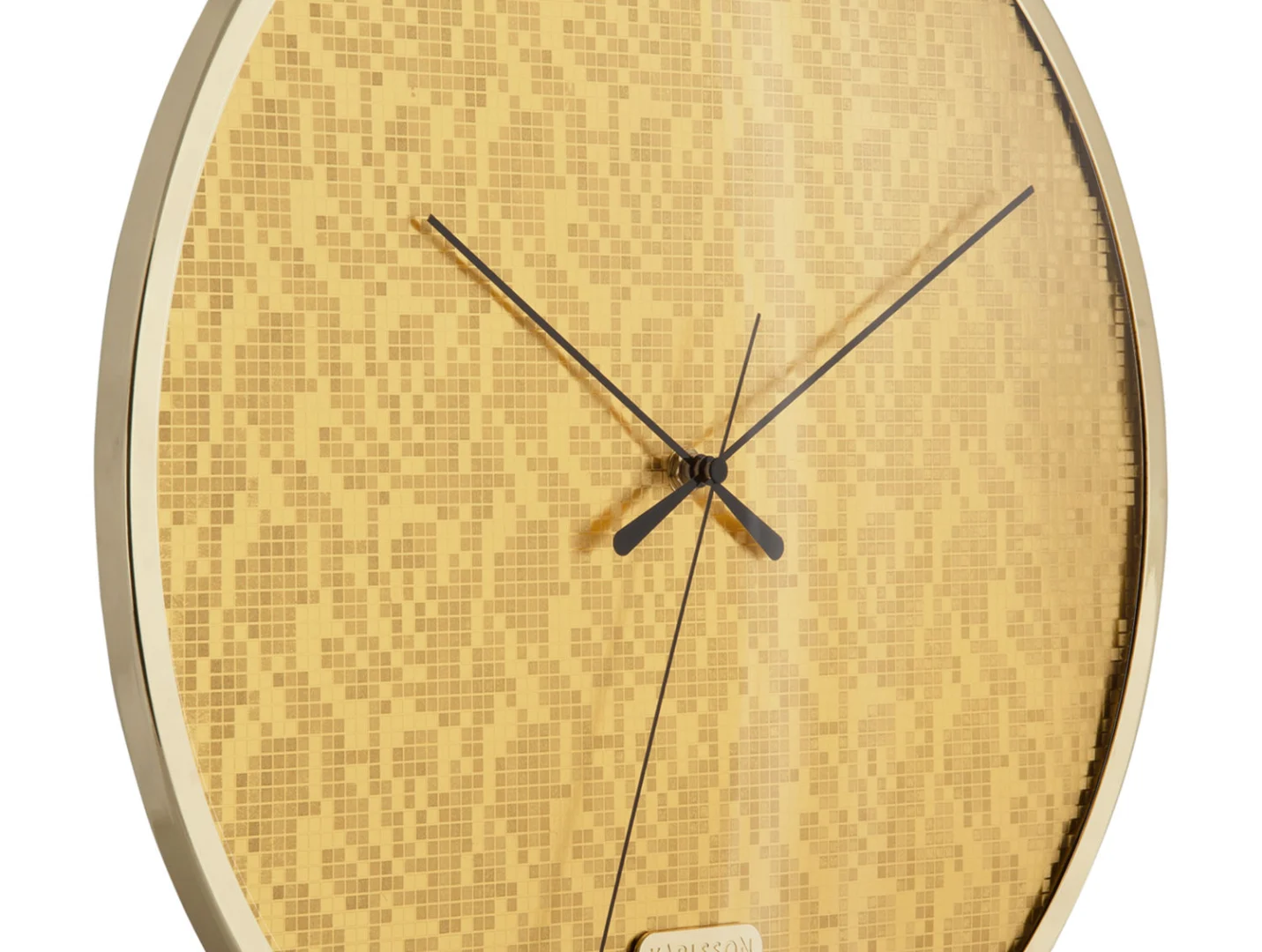 Wandklok Bissund Goud - Afbeelding 3