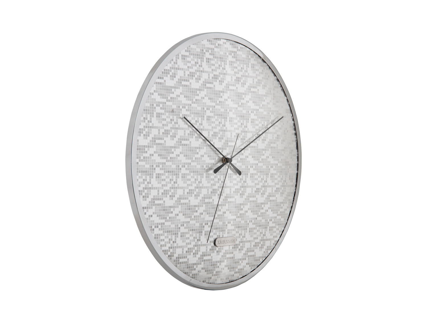 Wandklok Hassonte Zilver - Afbeelding 2