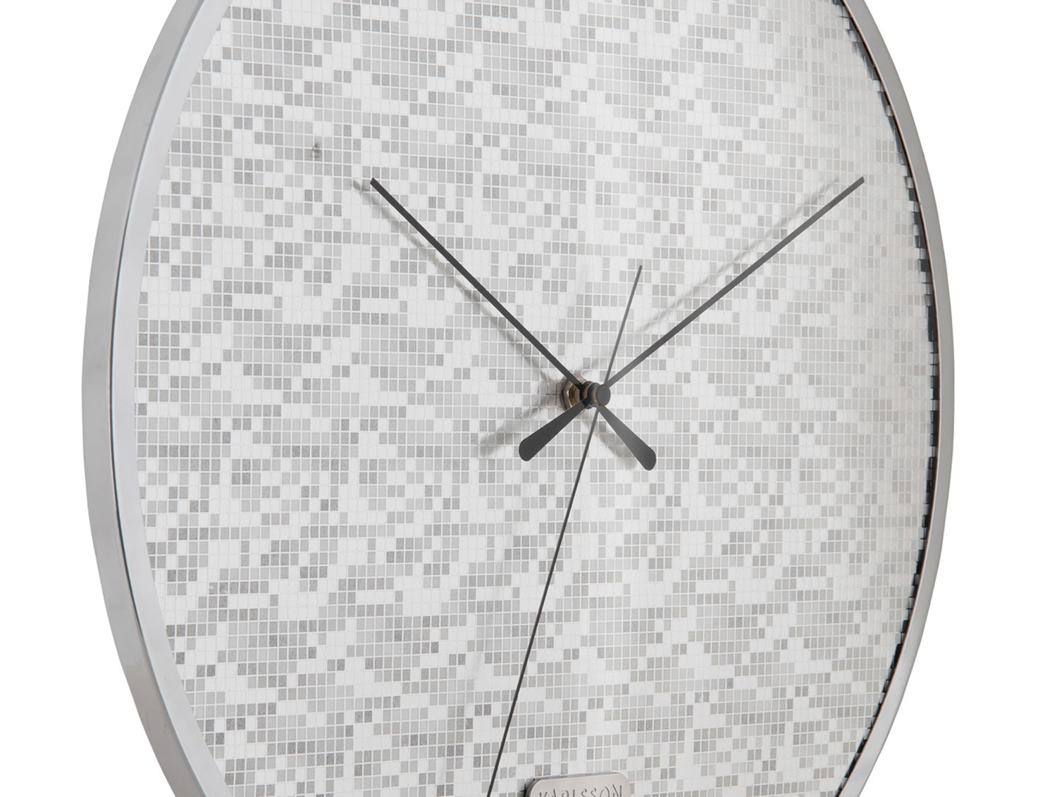 Wandklok Hassonte Zilver - Afbeelding 3