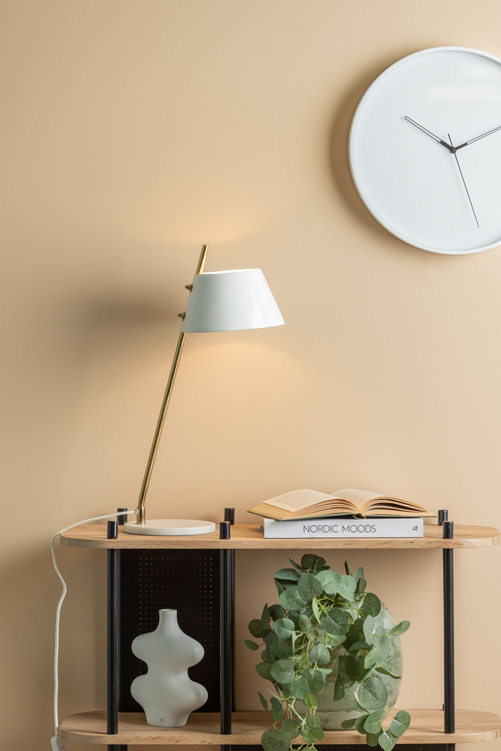 Tafellamp Larin Wit H53 cm - Afbeelding 4