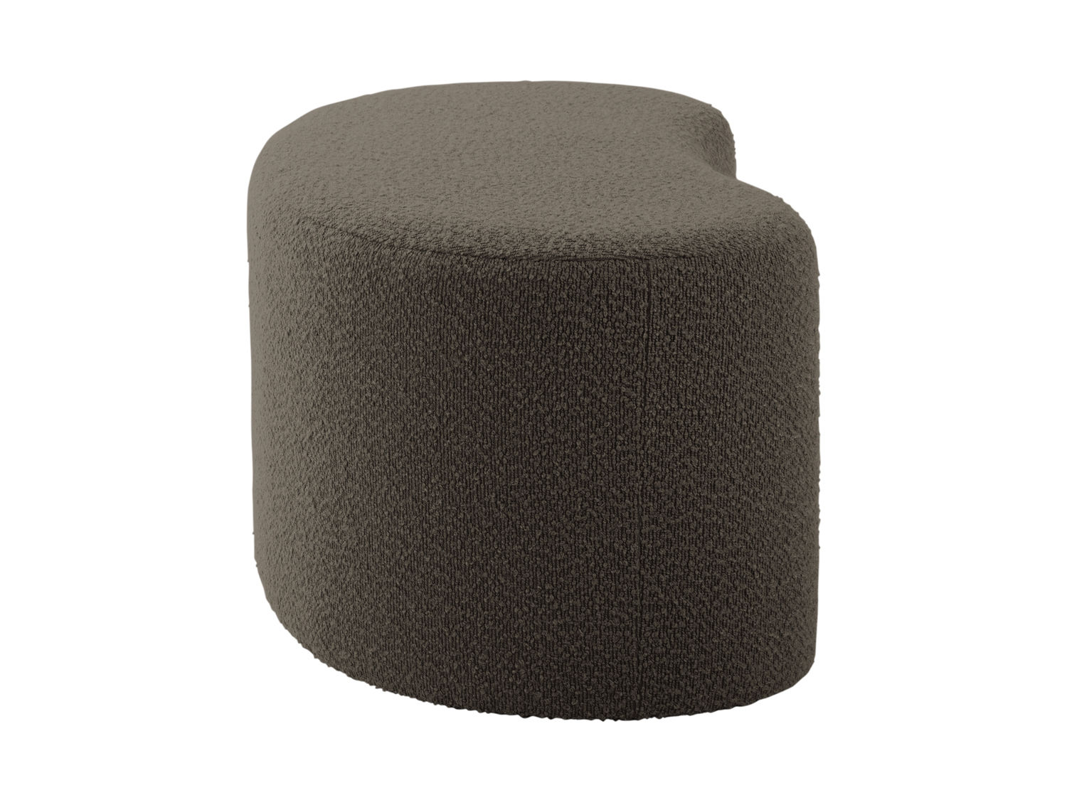 Poef Fonnio Bouclé Groen - Afbeelding 3