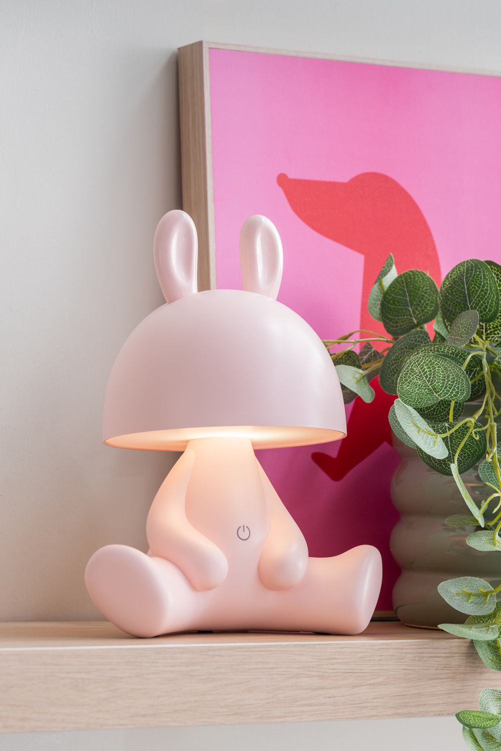 Tafellamp Rilden Zacht Roze H27 cm - Afbeelding 4