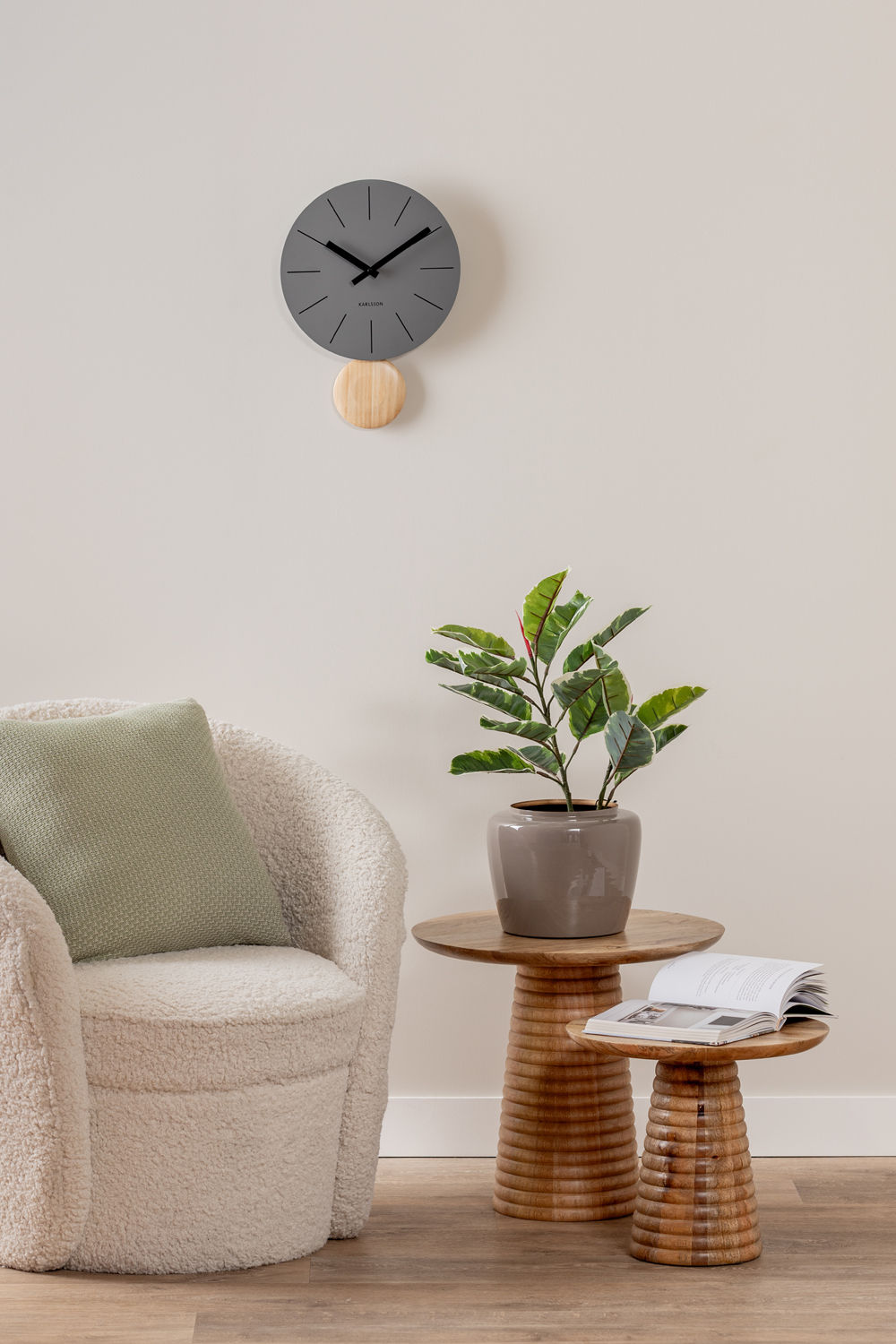 Bijzettafel Peilvane Mangohout Ø40 cm - Afbeelding 5