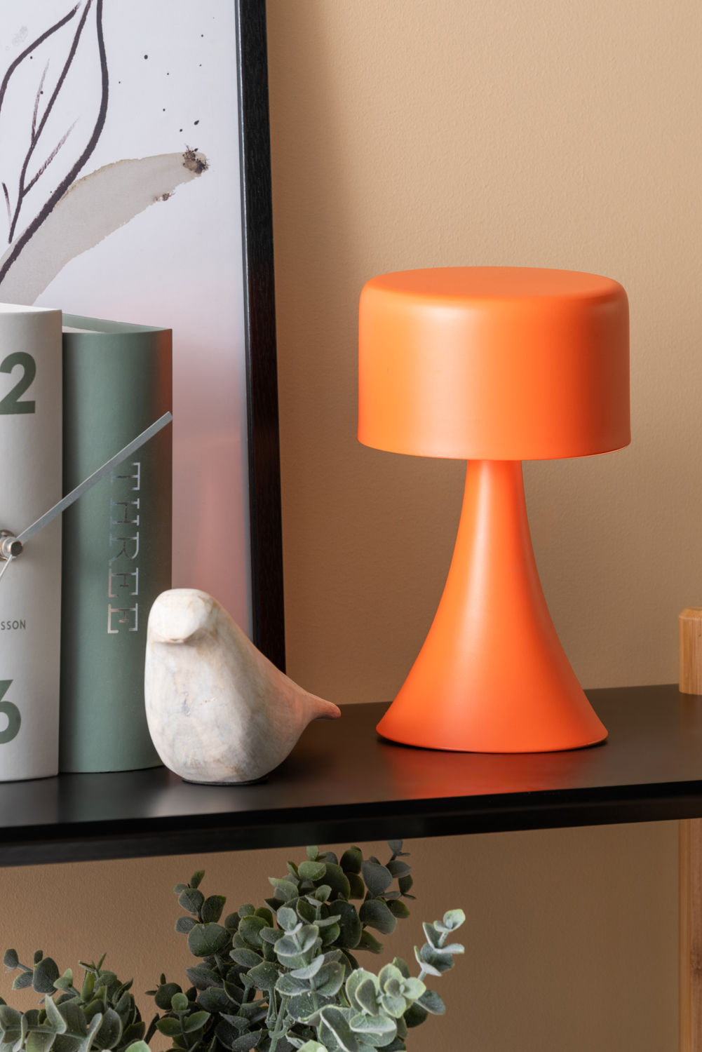 Tafellamp Hildone Helder Oranje H21 cm - Afbeelding 3