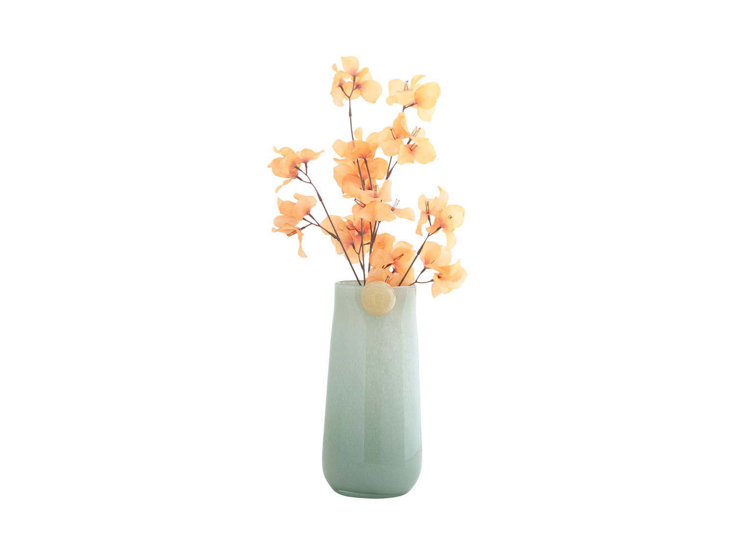 Vaas Prievone Glas Zacht Geel Ø16 cm - Afbeelding 2
