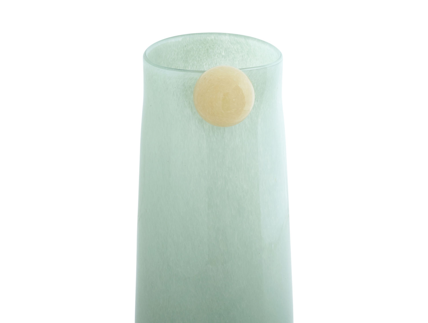 Vaas Prievone Glas Zacht Geel Ø16 cm - Afbeelding 3