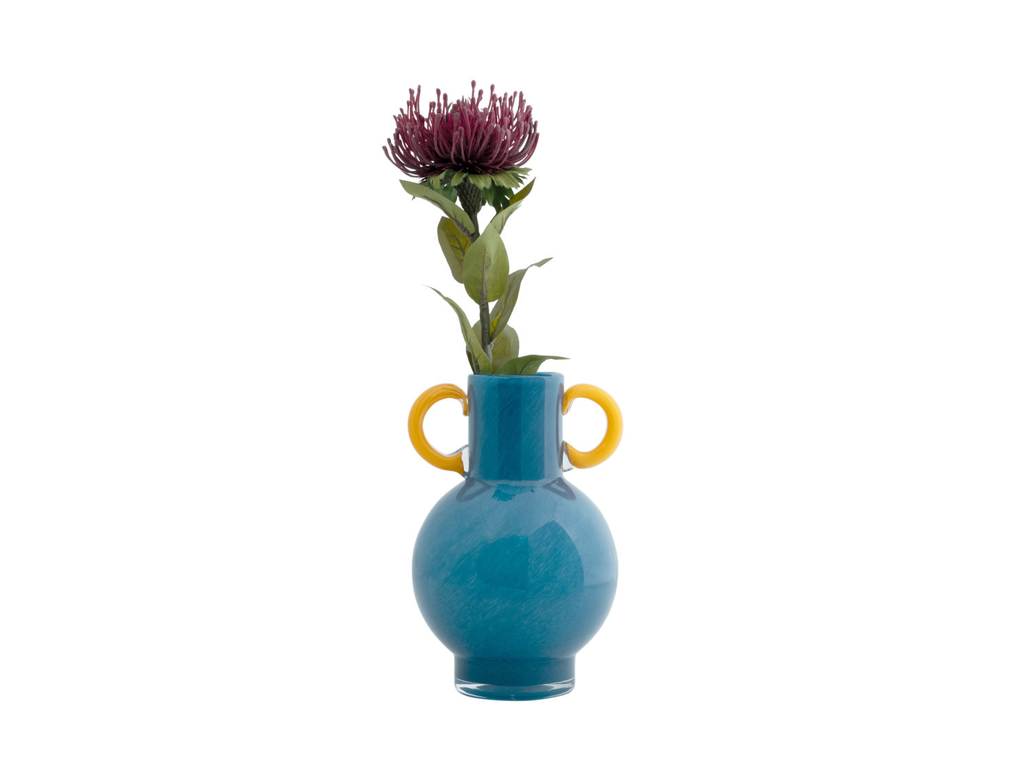 Vaas Loonnello Glas Helder Blauw Ø15 cm - Afbeelding 2