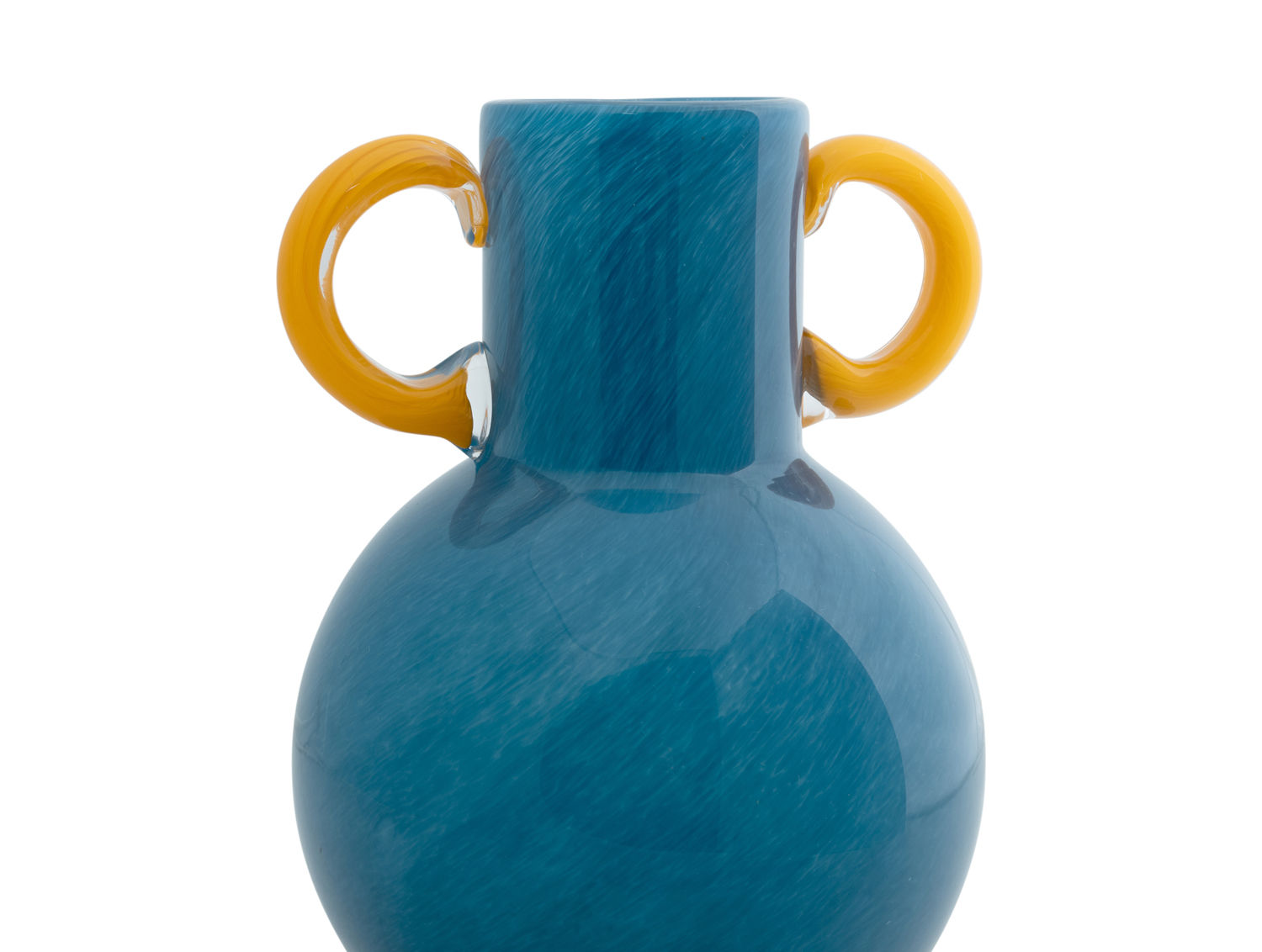 Vaas Loonnello Glas Helder Blauw Ø15 cm - Afbeelding 3