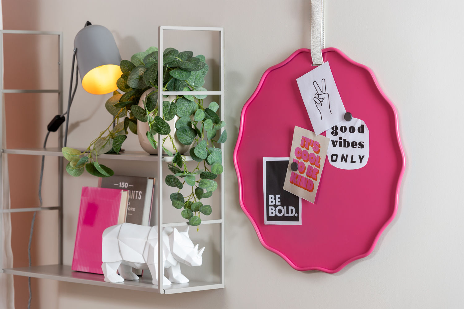 Memobord Praannone Helder Roze - Afbeelding 2