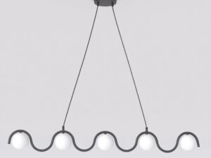 Hanglamp Teinnel Zwart Ø10 cm