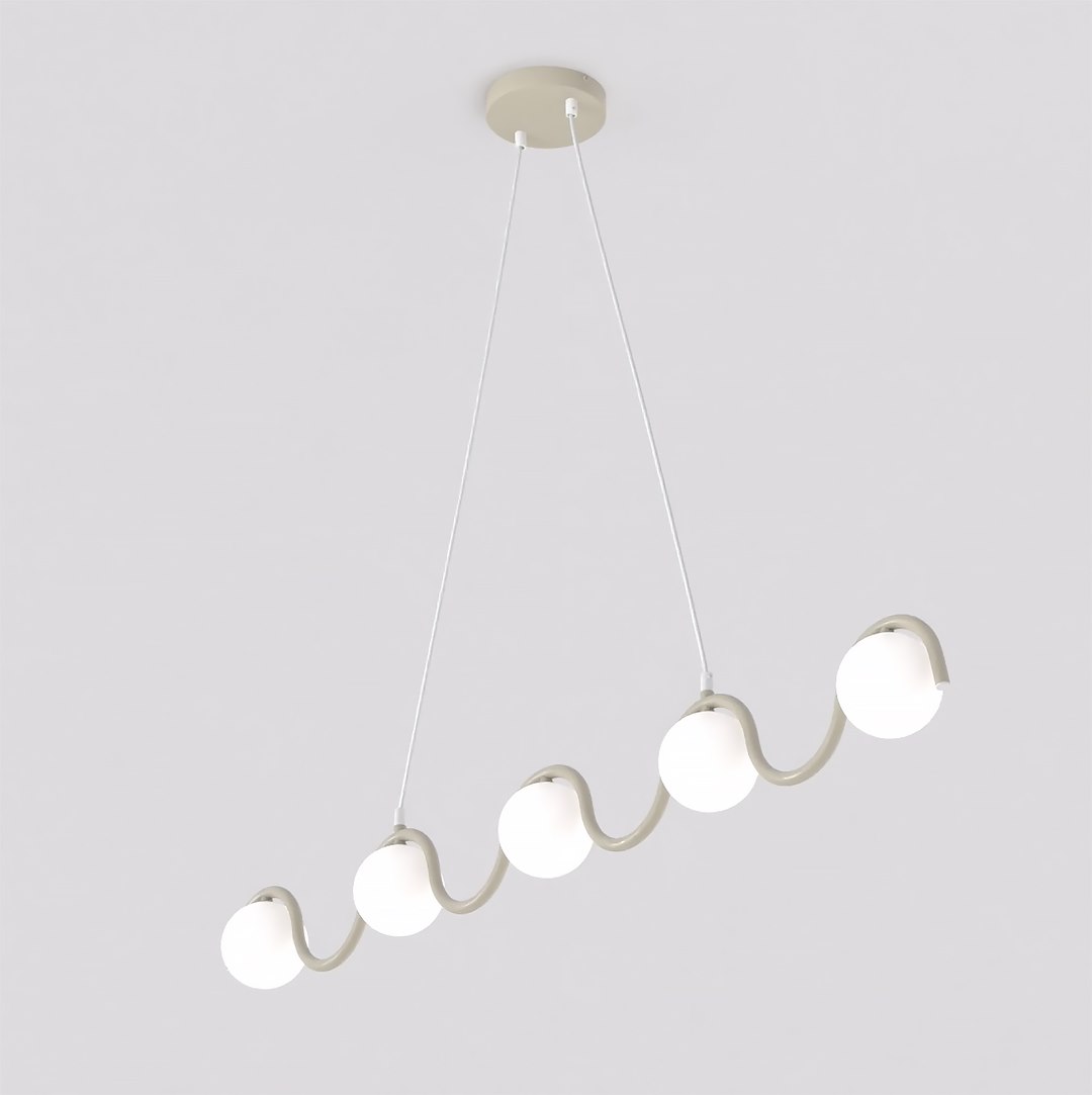 Hanglamp Mannor Beige Ø10 cm