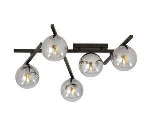 Plafondlamp Peilly Zwart Ø15 cm