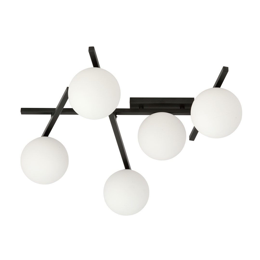 Plafondlamp Skummira Zwart Ø15 cm