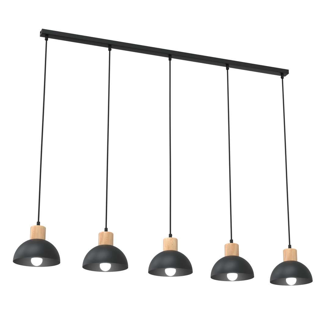 Plafondlamp Steindura Zwart Ø18 cm