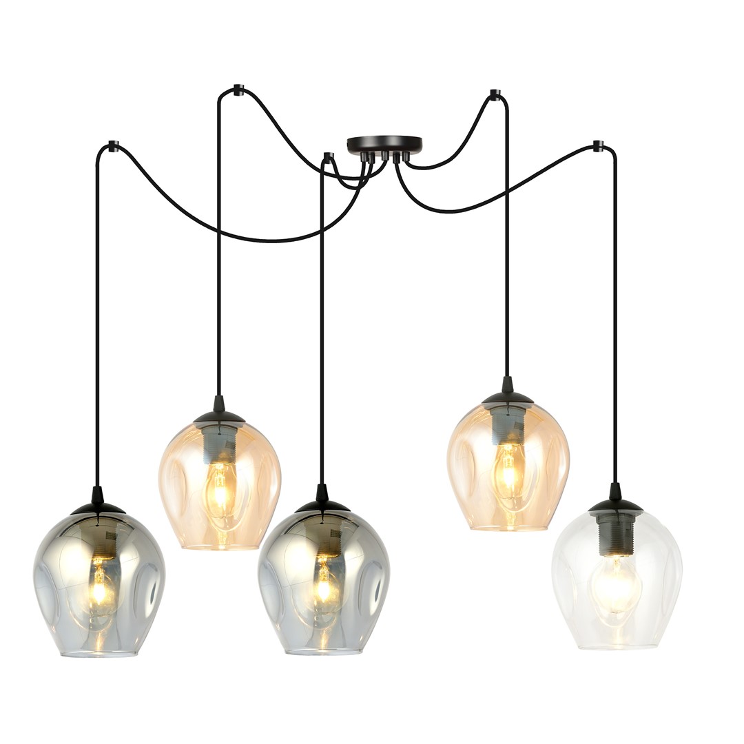 Hanglamp Klaador Zwart Ø14 cm