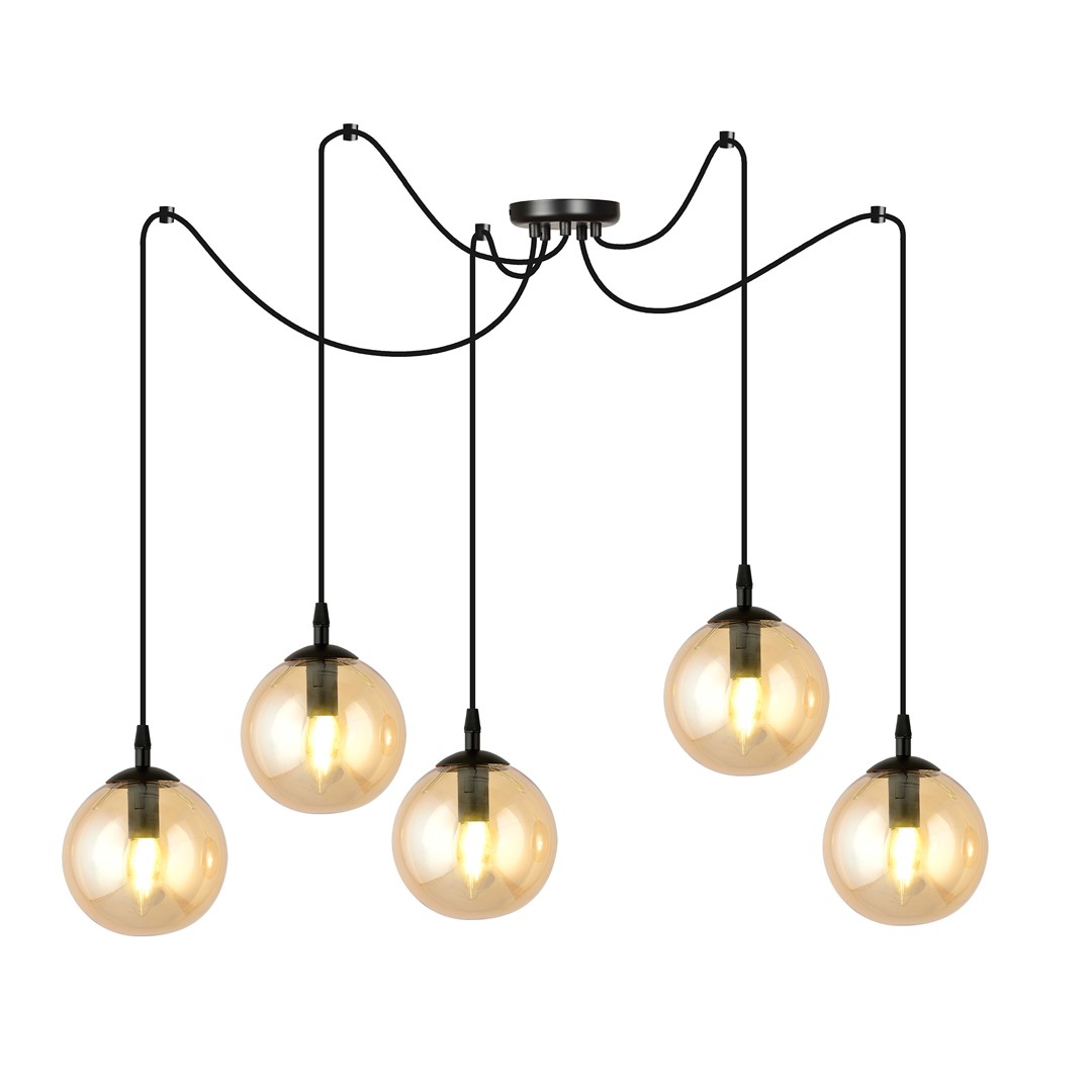 Hanglamp Rummon Zwart Ø14 cm
