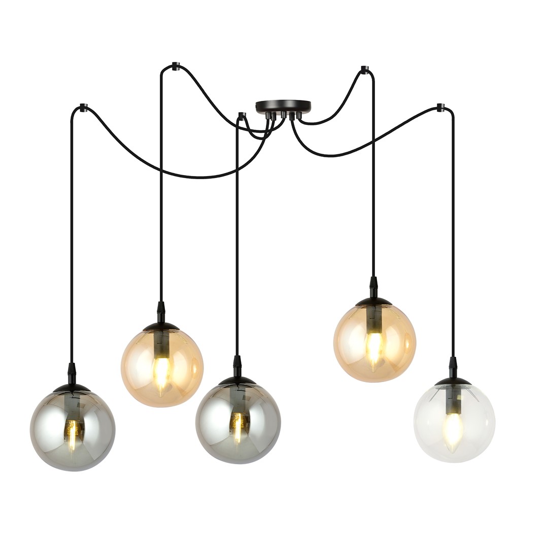 Hanglamp Kleilvor Zwart Ø14 cm