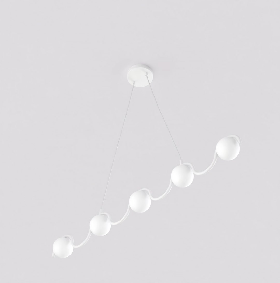 Hanglamp Rulland Wit Ø10 cm - Afbeelding 2