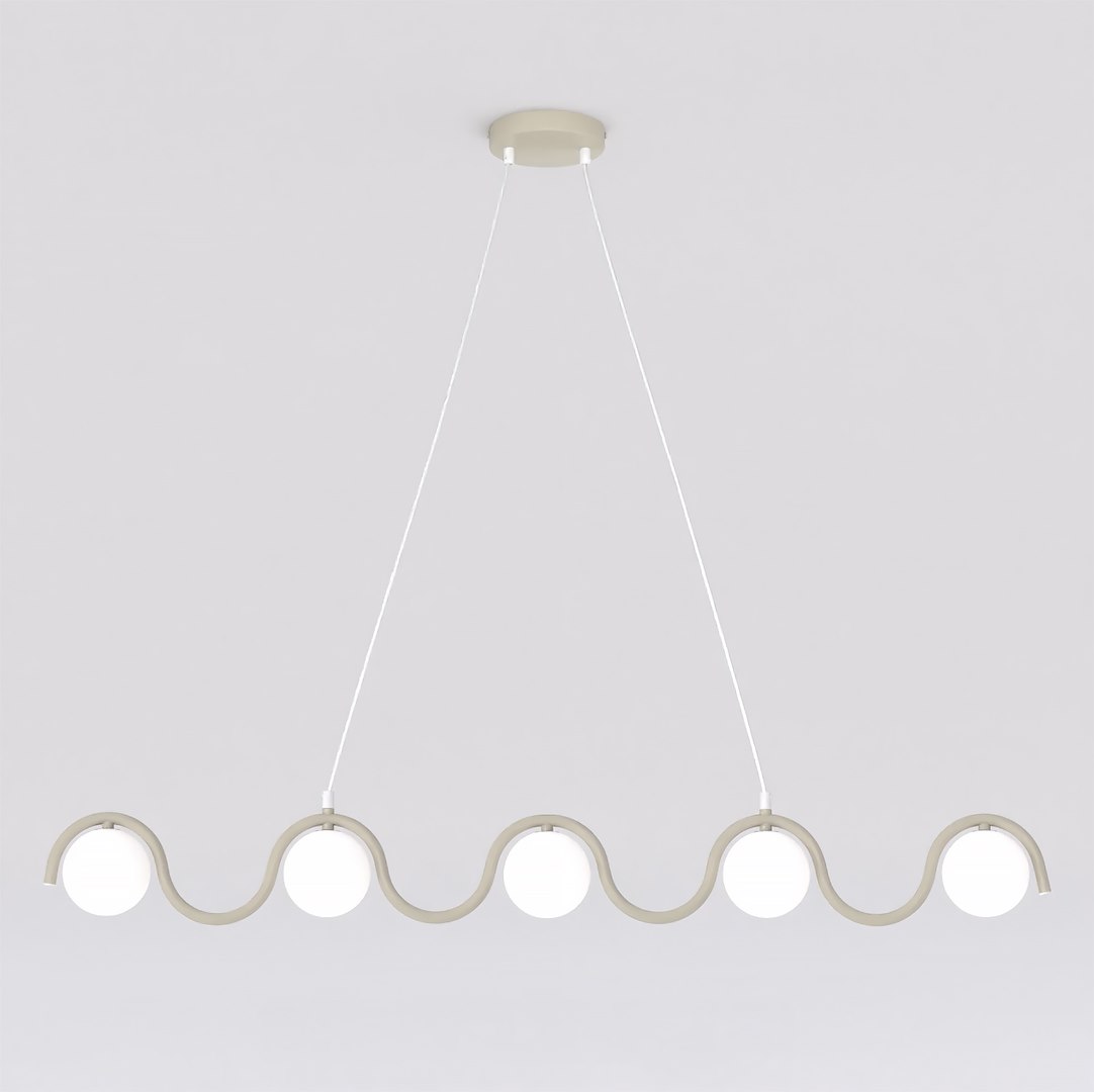 Hanglamp Mannor Beige Ø10 cm - Afbeelding 2