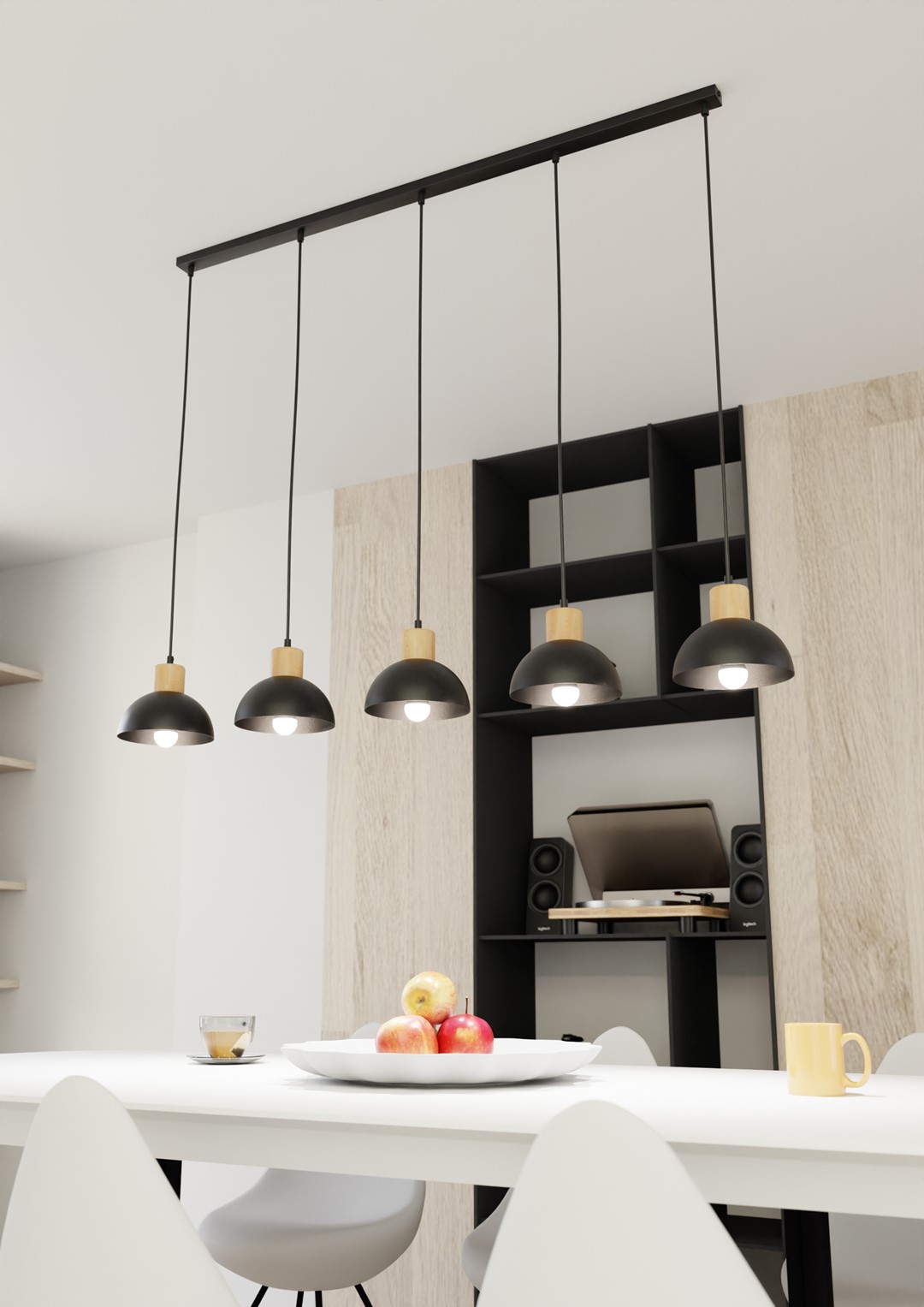 Plafondlamp Steindura Zwart Ø18 cm - Afbeelding 2