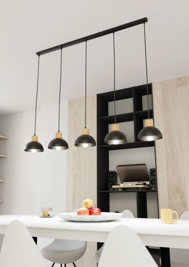Plafondlamp Steindura Zwart Ø18 cm - Afbeelding 2