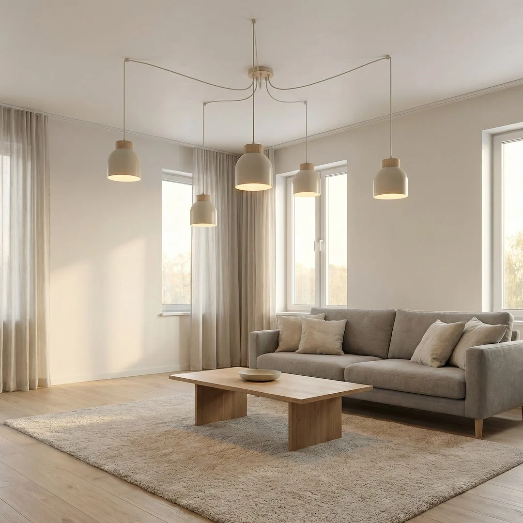 Hanglamp Klutes Beige - Afbeelding 2