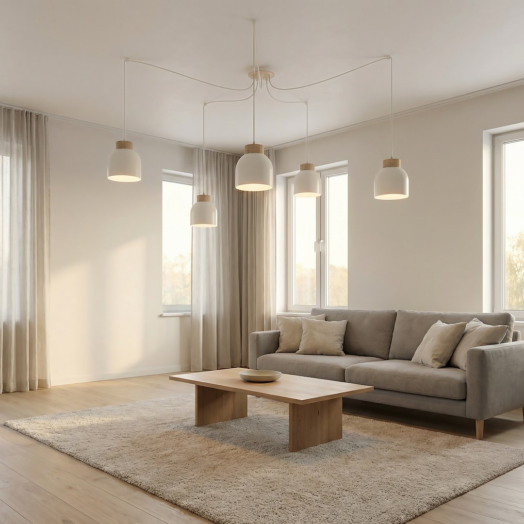 Hanglamp Meerdis Wit - Afbeelding 2