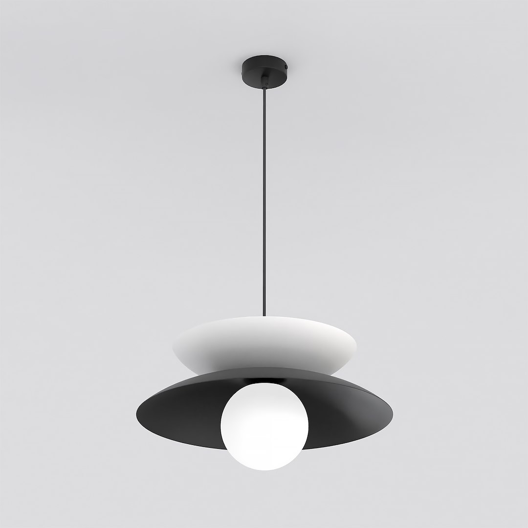 Hanglamp Bondak Zwart Ø10 cm - Afbeelding 2