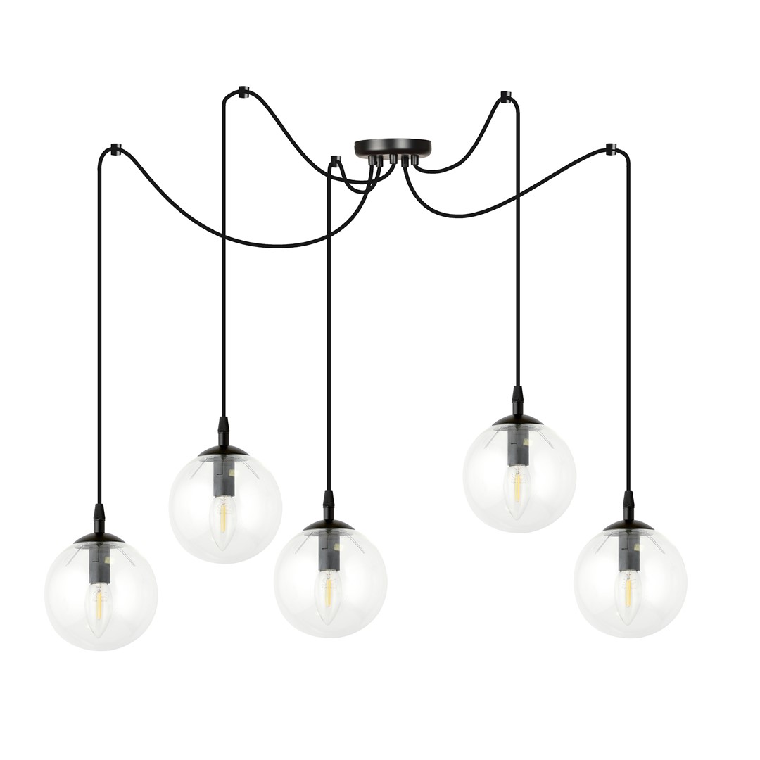 Hanglamp Furnio Zwart Ø14 cm - Afbeelding 2