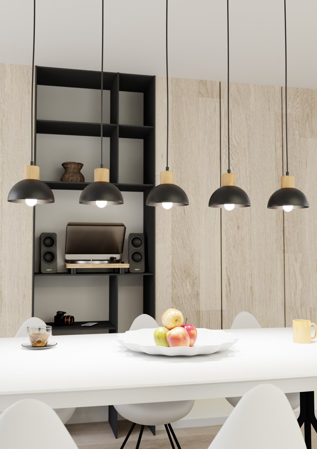 Plafondlamp Steindura Zwart Ø18 cm - Afbeelding 3