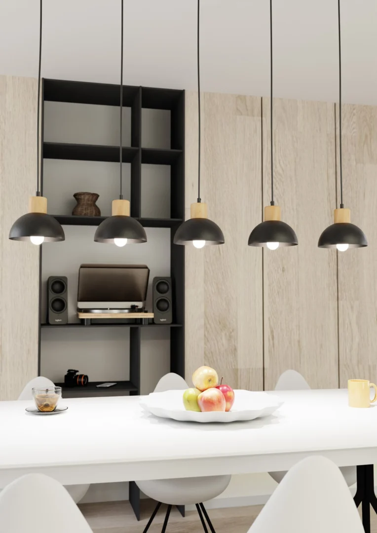 Plafondlamp Steindura Zwart Ø18 cm - Afbeelding 3
