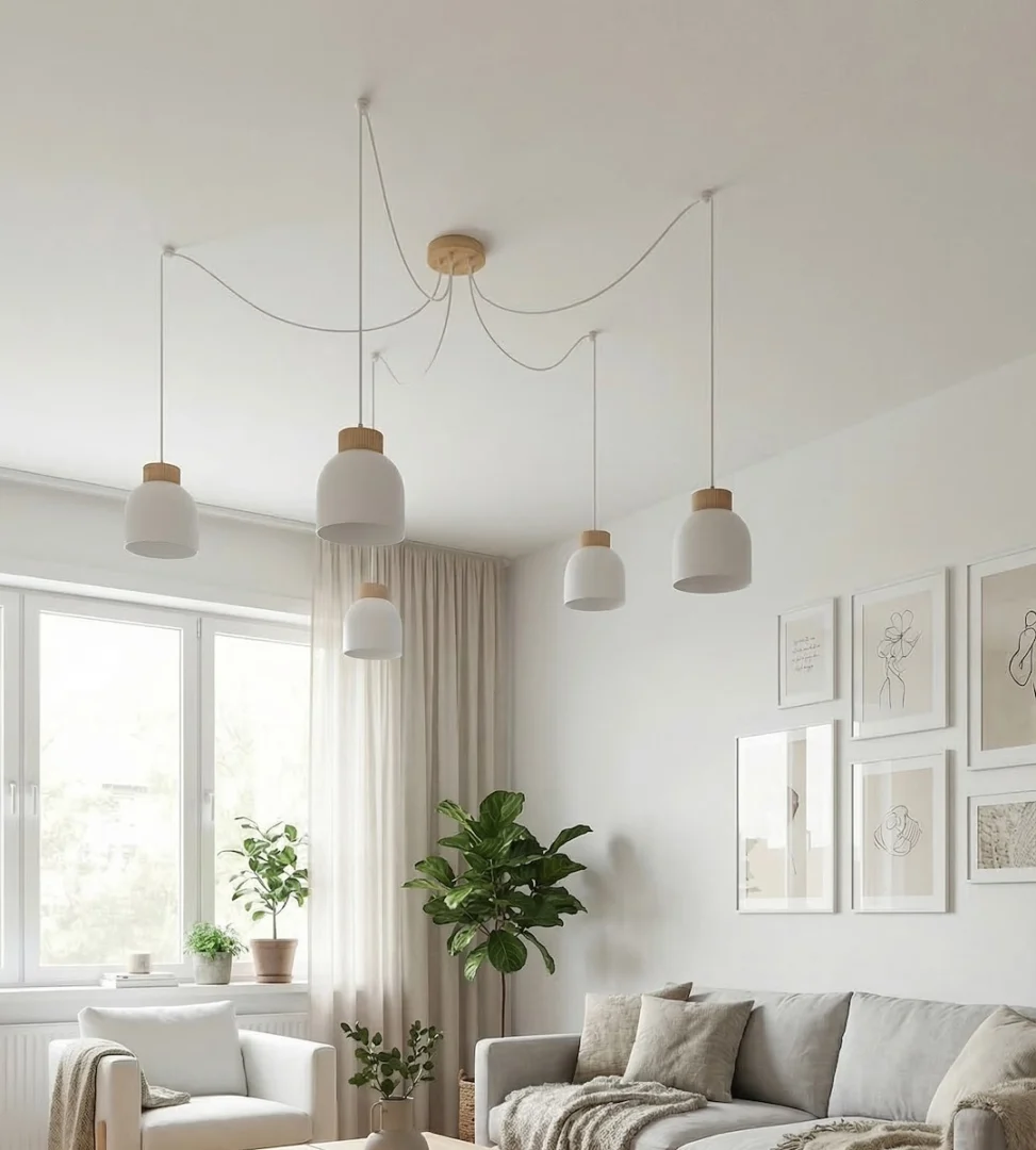 Hanglamp Meerdis Wit - Afbeelding 3