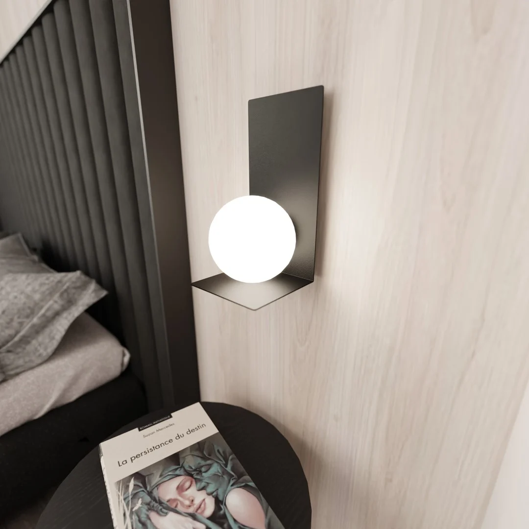 Wandlamp Fauntino Zwart Ø14 cm - Afbeelding 3