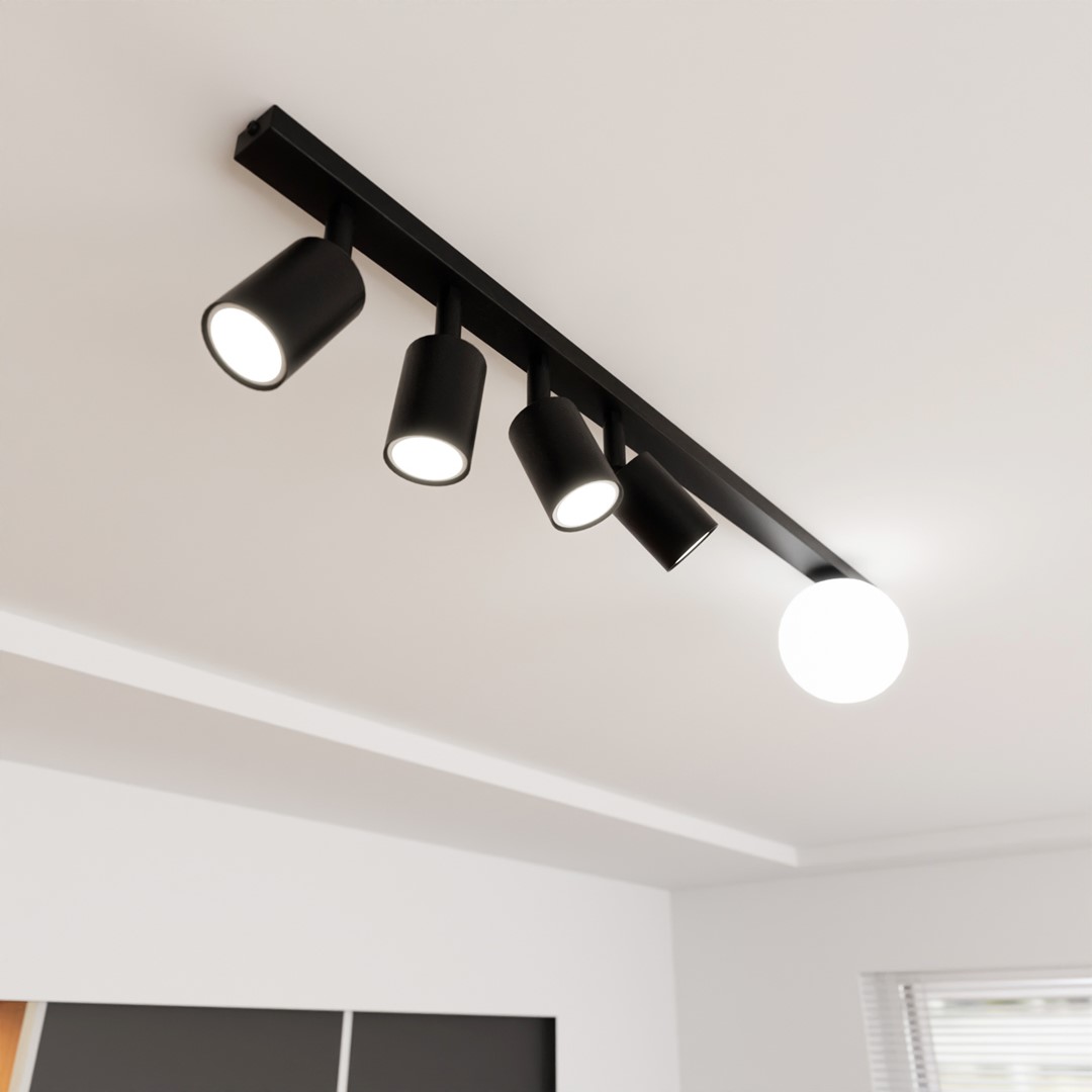 Plafondlamp Slummar Zwart Ø14 cm - Afbeelding 4