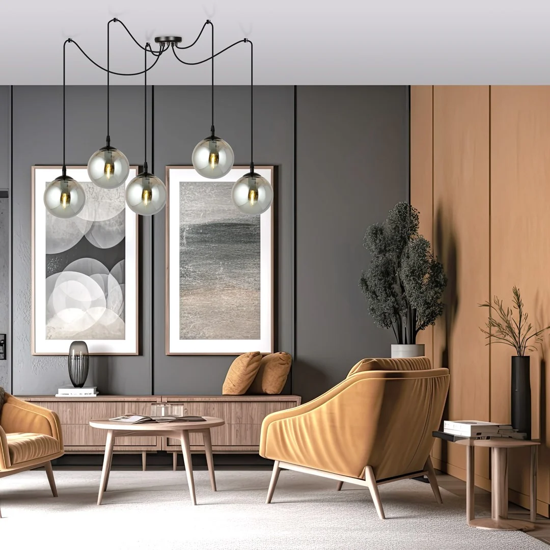 Hanglamp Foonda Zwart Ø14 cm - Afbeelding 4